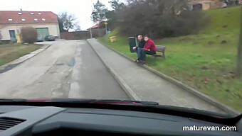 Stepfather And Stepson’s Forbidden Fun In A Car