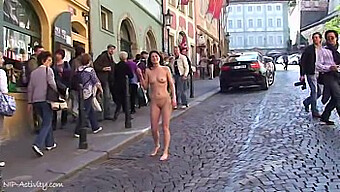 Stunning Public Nudity With Horny Babes In The Streets