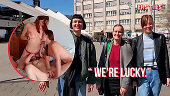 German Redheads Indulge In Amateur Lesbian Action On Spring Break