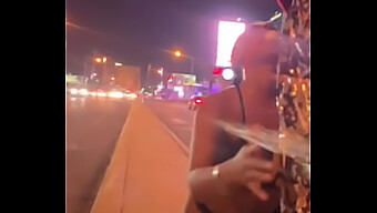 Public Humiliation On The Las Vegas Strip Involving A Slut And Golden Showers