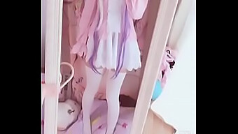 Kanna'S First Cosplay Experience With Finger Play