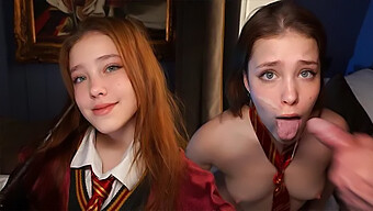 Slytherin'S Harry Cocker A Nicole V Drsné Bdsm Face-Fucking Session