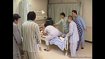 Watch As A Japanese Nurse Gets Her Pussy Licked And Fucked By Her Patients