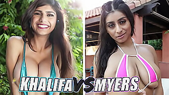 Mia Khalifa És Violet Myers Egy Érzéki Leszámolásban Versenyeznek