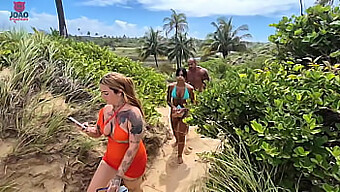 A Naughty Beach Adventure Turns Into A Wild Orgy With My Girlfriend And Another Couple.