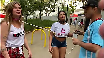 Sao Paulo Girls Explore Bdsm With Women On Leashes