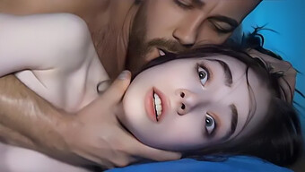 Brunette Teen Explores Intense Pleasure With Daddy'S Large Penis