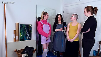 Hinter Den Kulissen Von Eryn Rose Und Jenby Dolls Sinnlicher Kunstausstellung.