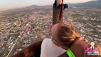 Intense Lovemaking At Dawn (She Takes In Every Inch) Atop Pyramids In A Hot Air Balloon